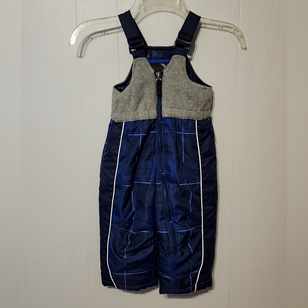 Zero Xposure Snowsuit 18 Months Coveralls Overalls Bibs Winter Blue Gray B10